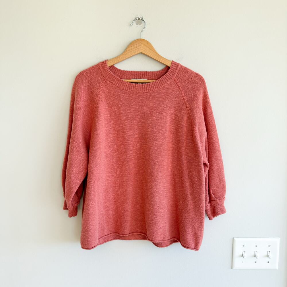 Madewell Telluride Pullover Sweater in Rost Dust S